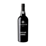Barros Vintage Port 2005 75 cl. 20% in a wooden box