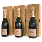 Charles Heidsieck Collection Crayères Vintage set 1990, 1996 &amp; 2000 in wooden boxes