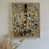 Art by Lindhage Bottle Art - Armand de Brignac Gold (43cm. x 53 cm.)