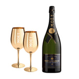 Moët & Chandon Nectar Impérial NV Demi-Sec Magnum 150 cl. + 2 Golden MOËT glasses