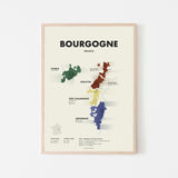 Art by Feinschmeckeren: Burgundy Poster 50x70 cm.