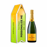 Veuve Clicquot Yellow Label Brut NV 75 cl. Personalize the Green Arrow Tin box
