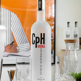 CPH Vodka Magnum 175 cl. 44% with light at the bottom 