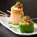 Imperial Caviar 125 gram Imperial Ossetra Caviar + Dom Pérignon Vintage 2015 75 cl. - PremiumBottles