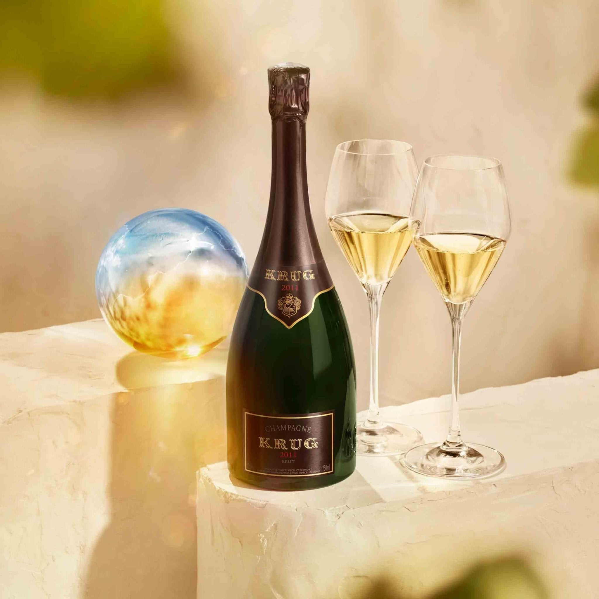 Krug Krug 2011 Blanc Brut 75 cl. inkl. 2 The Joseph, Krug Champagneglas - PremiumBottles