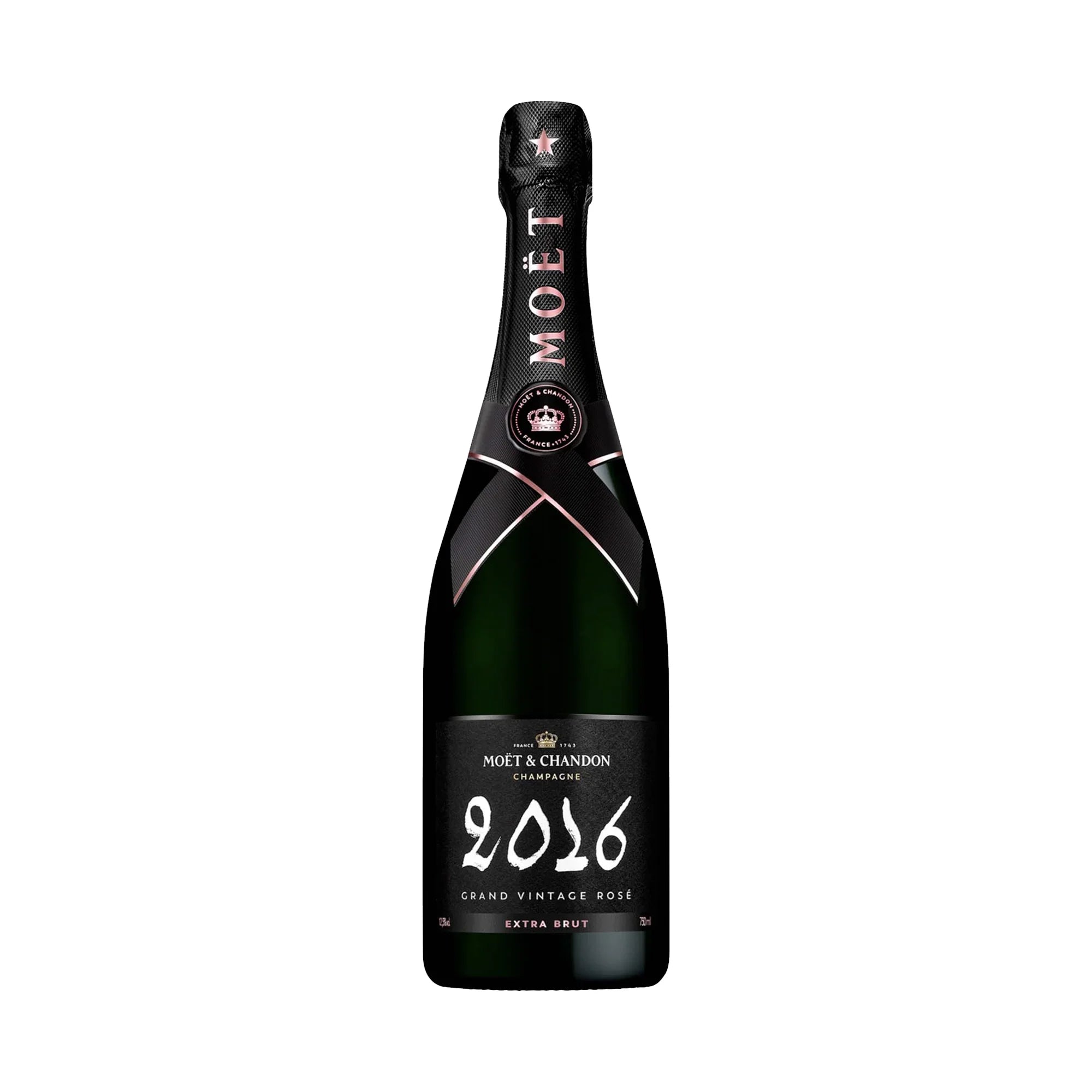 Moët & Chandon Moët & Chandon Grand Vintage 2016 Rosé 75 cl. inkl. to MOËT Signature Glas - PremiumBottles
