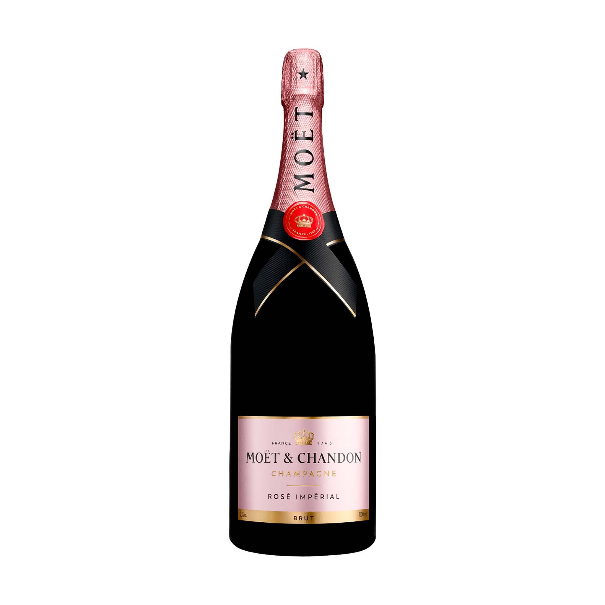 Moët & Chandon Moët & Chandon Rose Imperial Brut NV Magnum 150 cl. inkl. to Gyldne MOËT glas - PremiumBottles