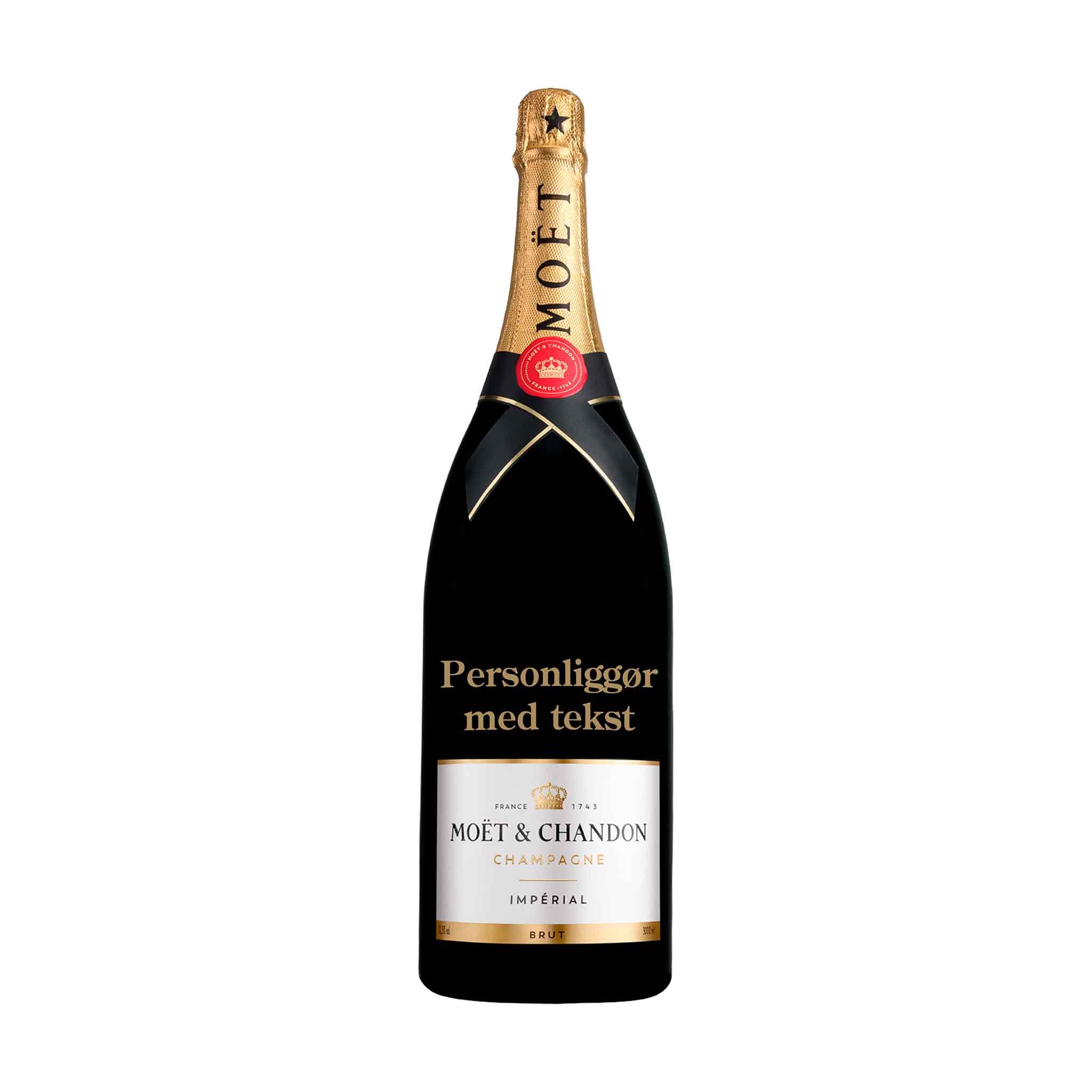 Moët & Chandon Personliggør Moët & Chandon Brut Impérial 3 liter i trækasse - PremiumBottles