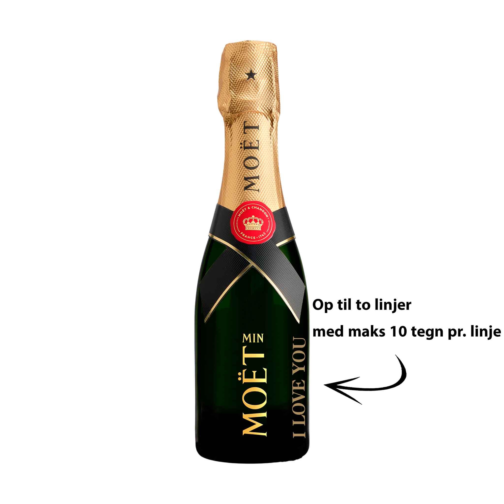 Moët & Chandon Personliggør Moët & Chandon Brut MINI NV 20 cl. - PremiumBottles