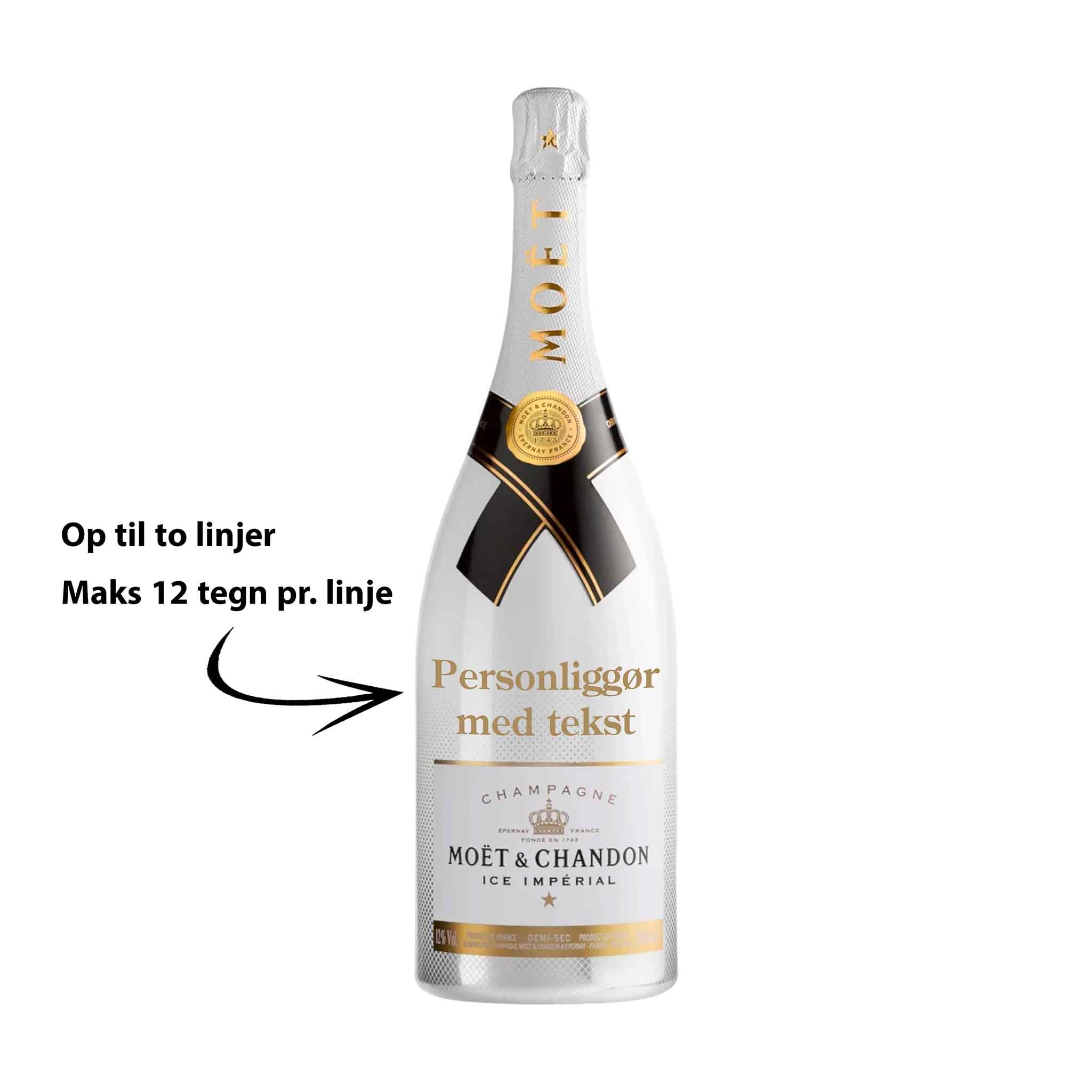 Moët & Chandon Personliggør Moët & Chandon ICE Imperial NV Demi - Sec Magnum 150 cl. - PremiumBottles