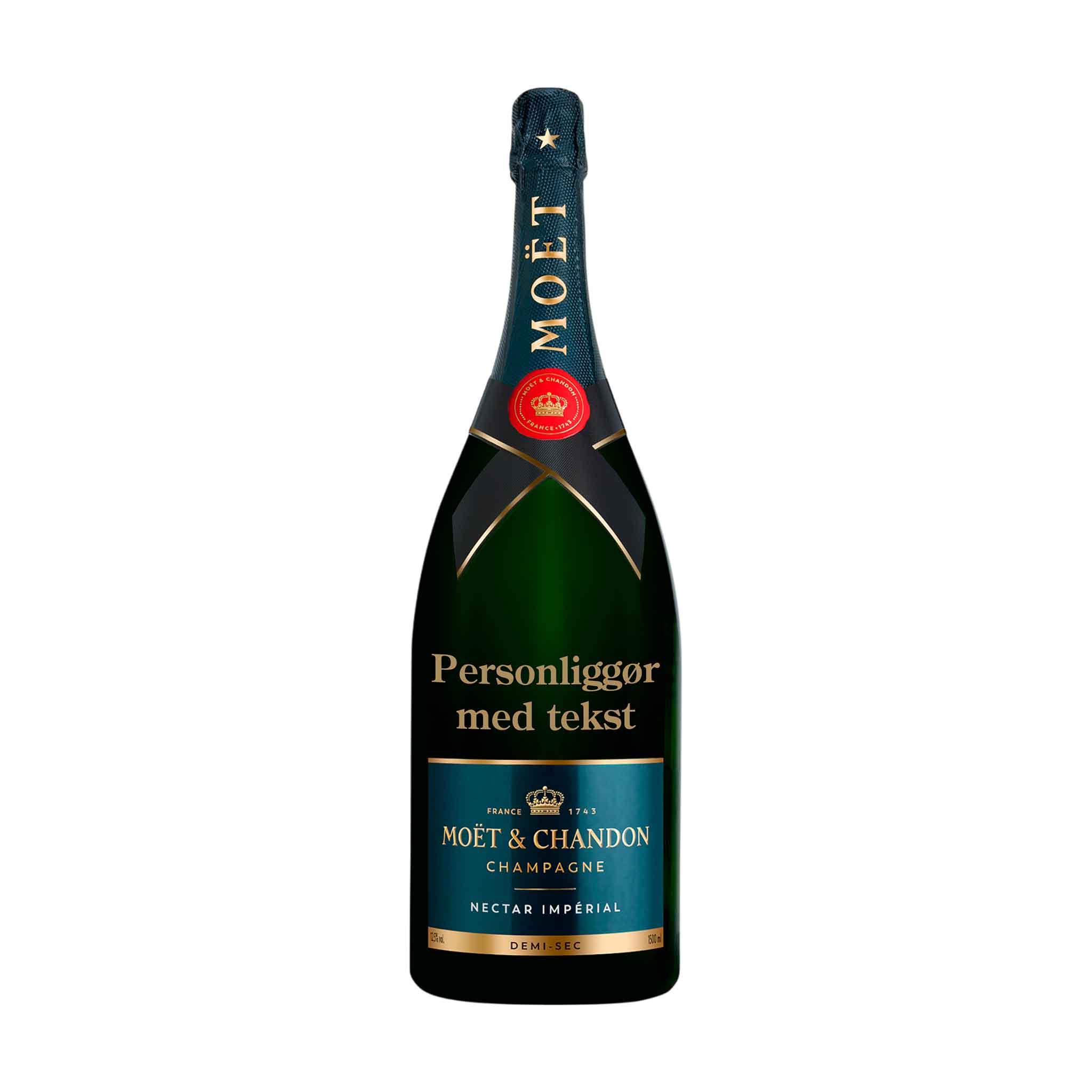 Moët & Chandon Personliggør Moët & Chandon Nectar Impérial NV Demi - Sec Magnum 150 cl. - PremiumBottles