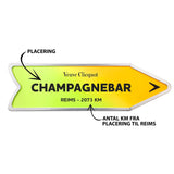 Veuve Clicquot Veuve Clicquot Yellow Label Brut NV 75 cl. Personliggør Green Arrow Tin kasse - PremiumBottles